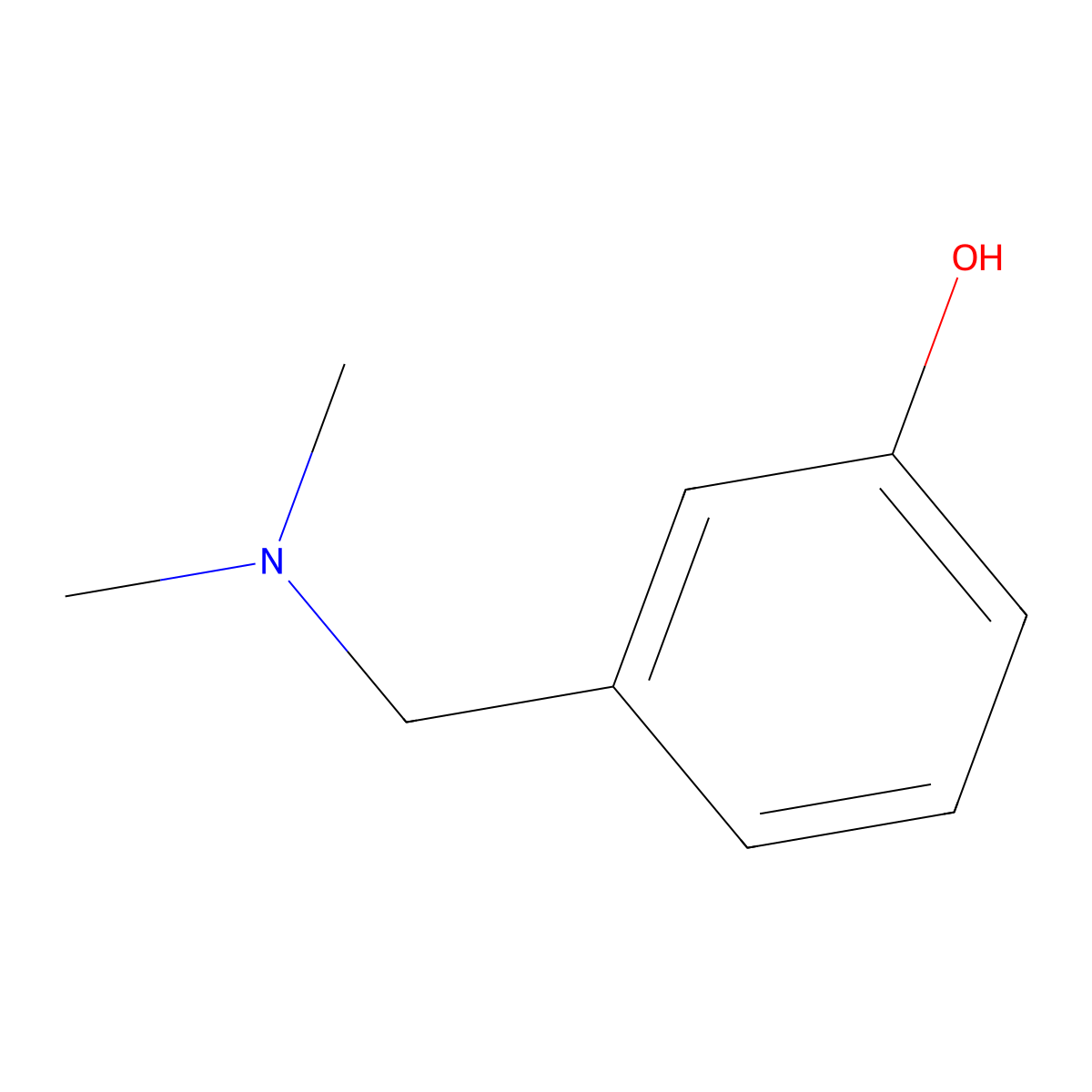 3-(Dimethylaminomethyl)phenol molecular structure, CAS 60760-04-5