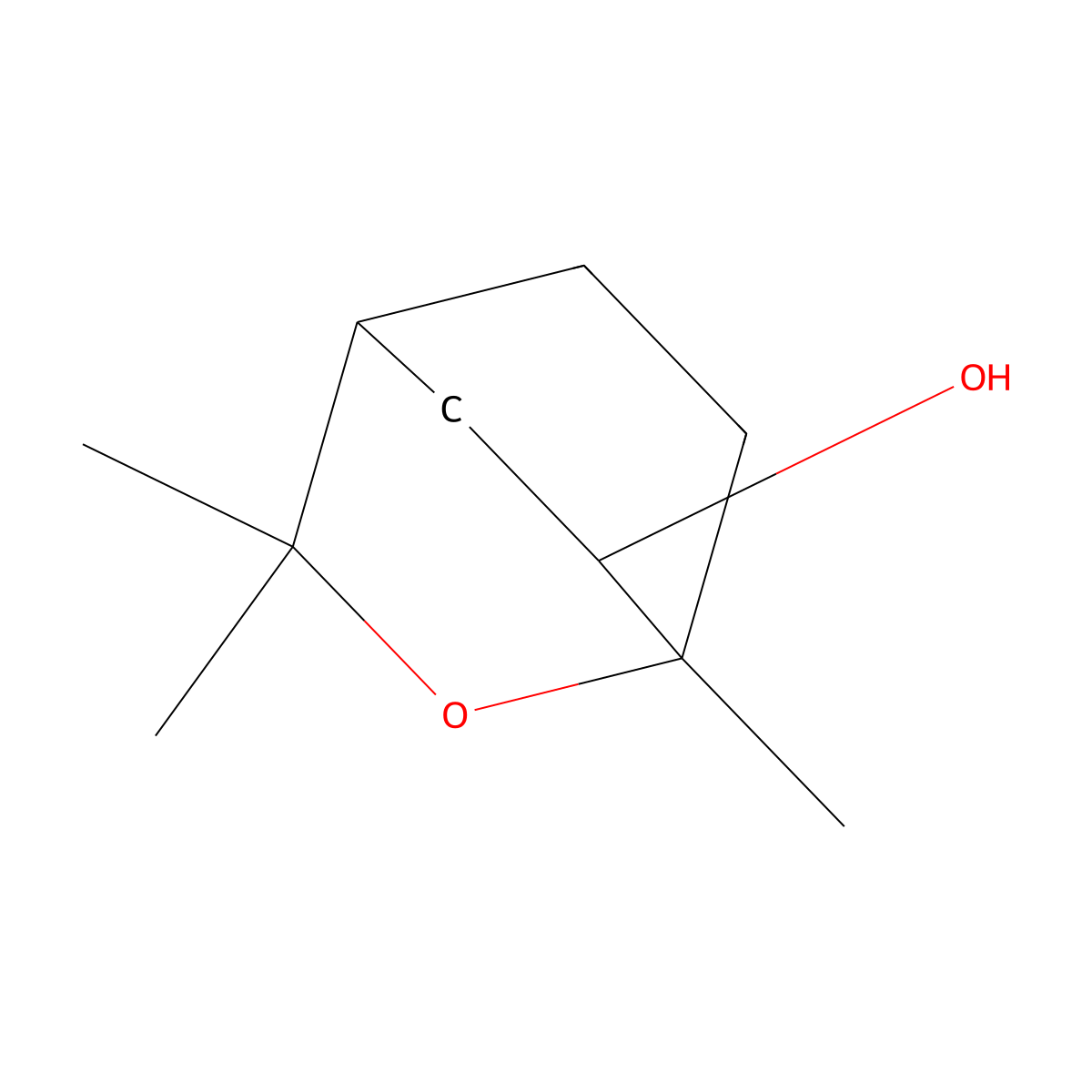 2-Hydroxy-1,8-cineole molecular structure, CAS 60761-00-4