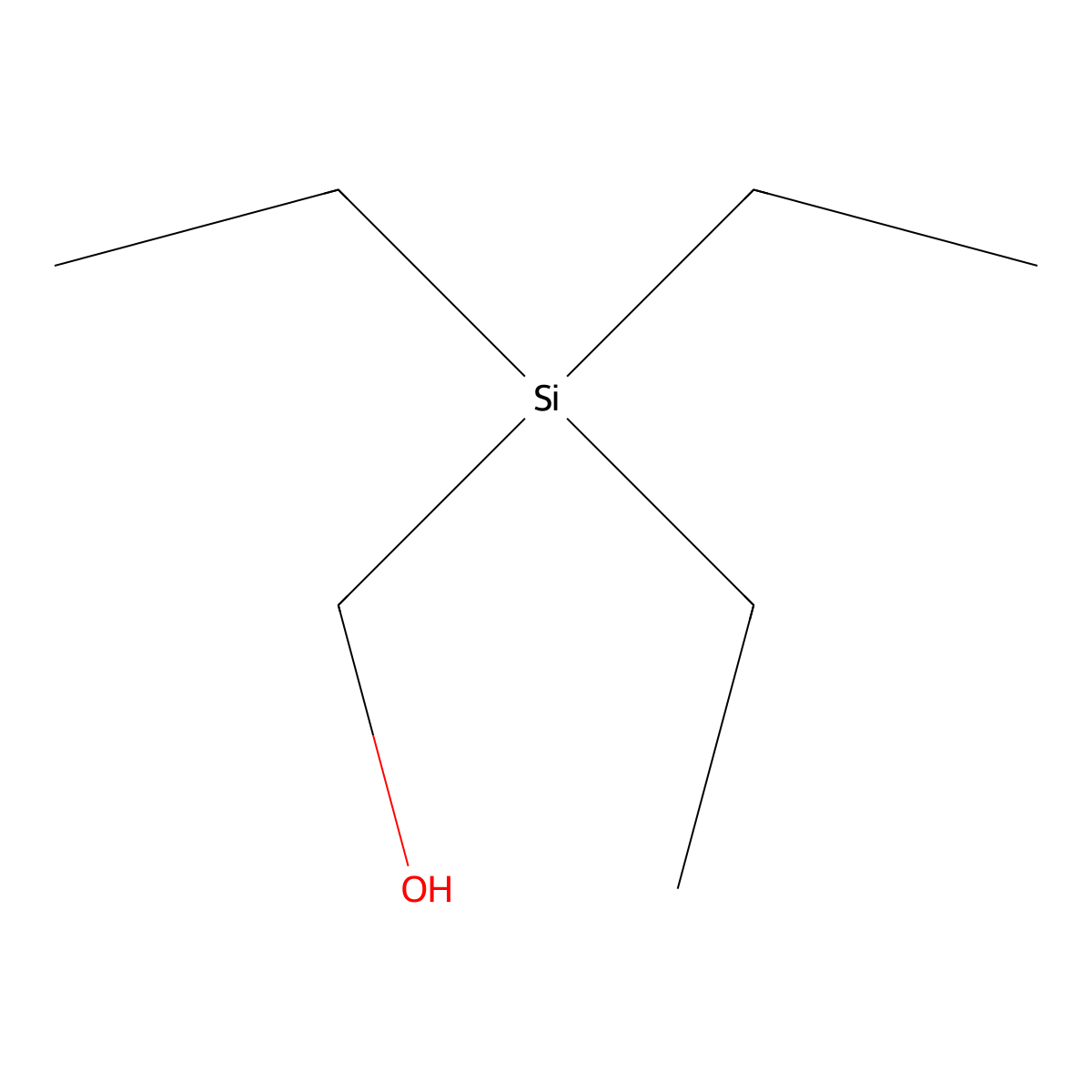 Methanol, triethylsilyl- molecular structure, CAS 60764-82-1
