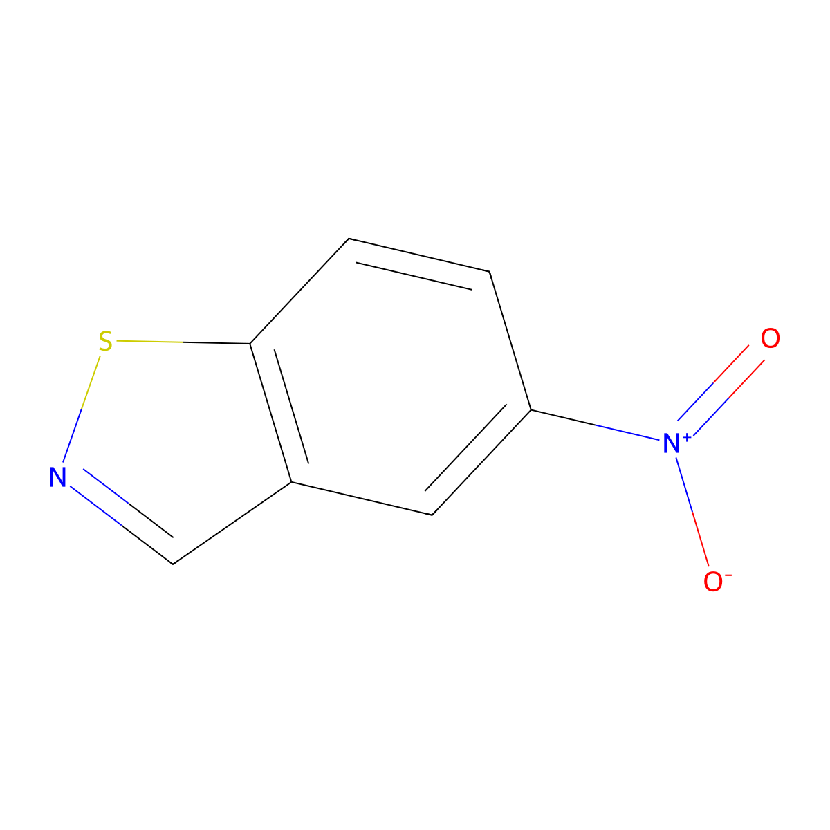 5-Nitrobenzo[d]isothiazole molecular structure, CAS 60768-66-3