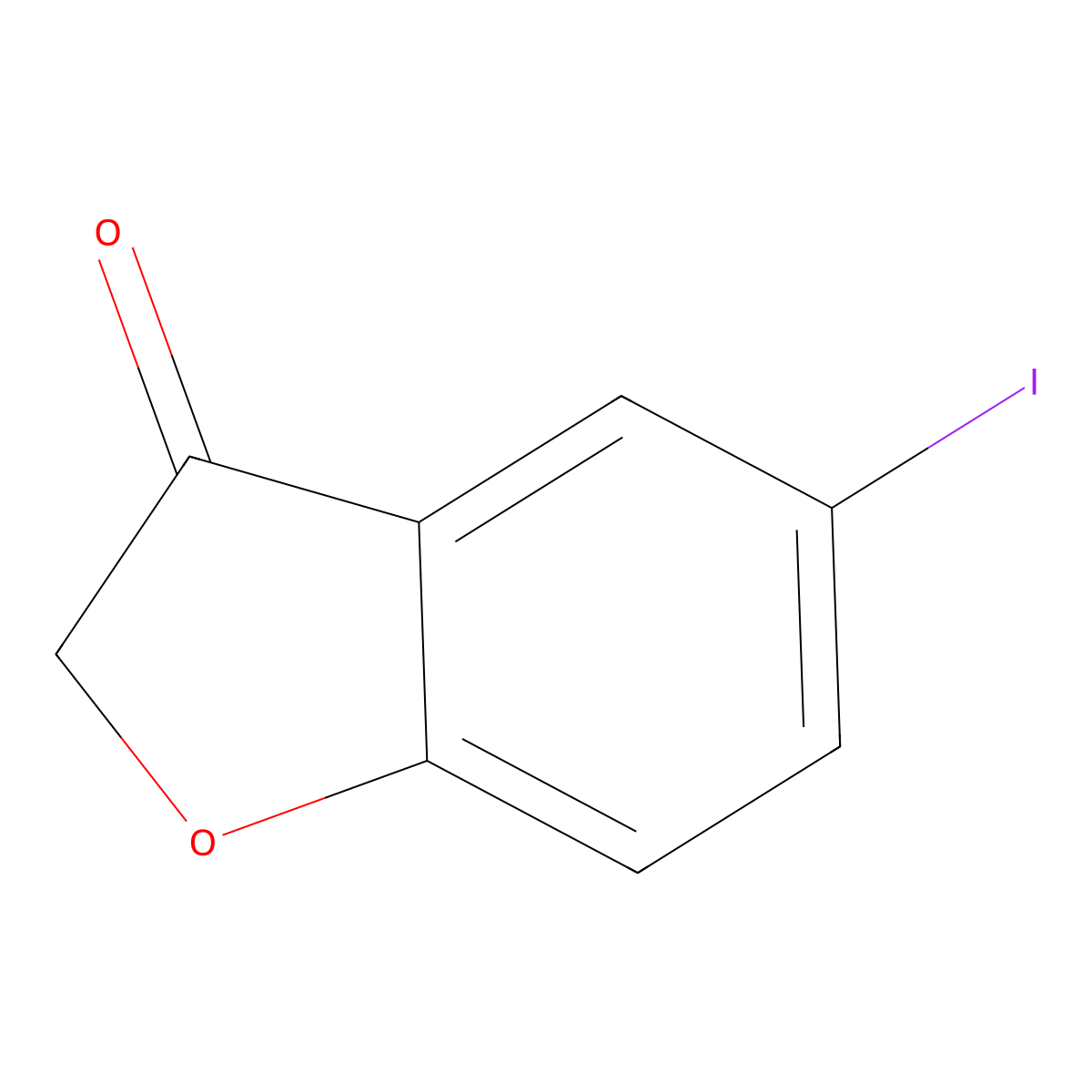 5-Iodo-3(2H)-benzofuranone molecular structure, CAS 60770-51-6