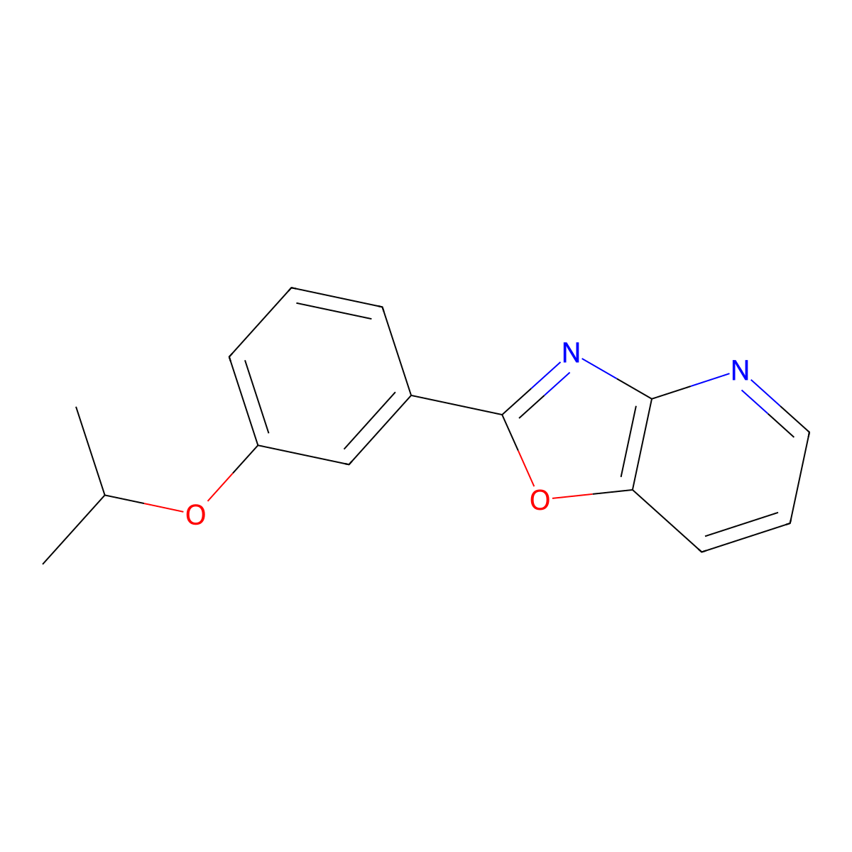 2-(3-Isopropoxyphenyl)oxazolo[4,5-b]pyridine molecular structure, CAS 60772-57-8