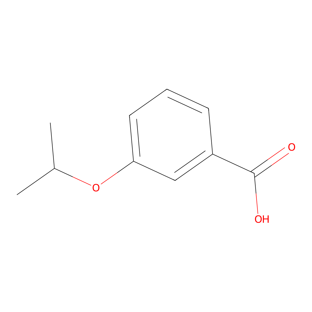 3-Isopropoxybenzoic acid molecular structure, CAS 60772-67-0