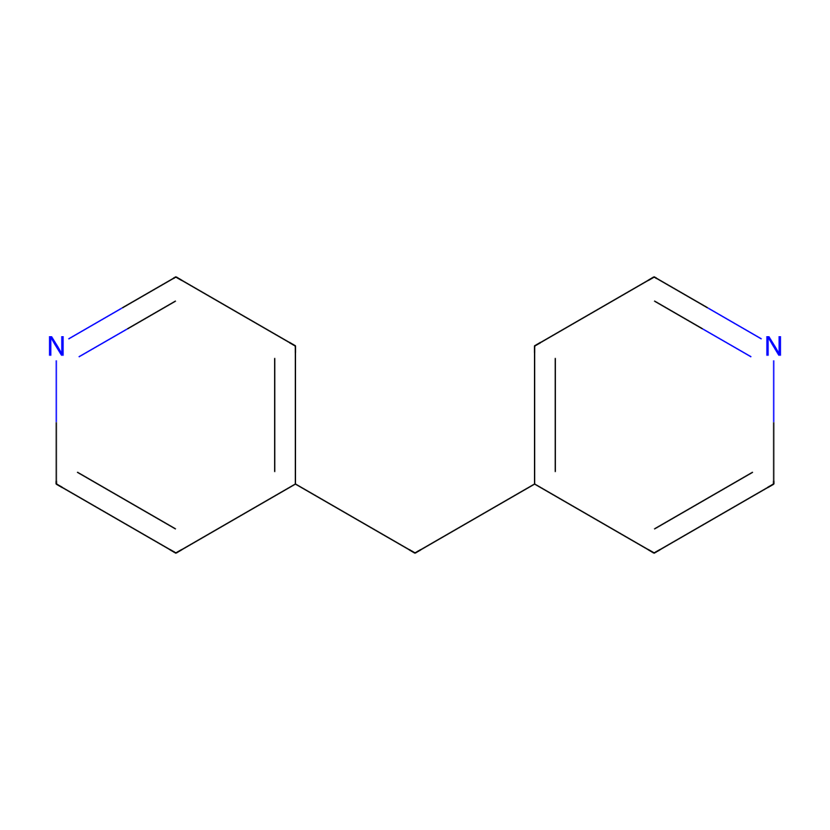 4,4'-Dipyridylmethane molecular structure, CAS 60776-05-8