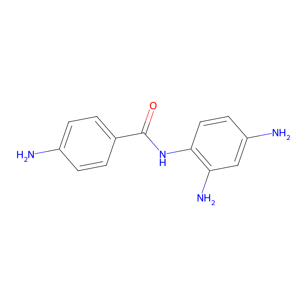 2'',4'',4-Triaminobenzanilide molecular structure, CAS 60779-50-2