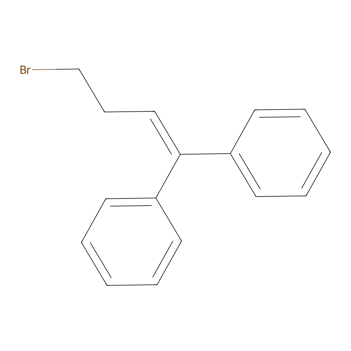 4,4-Diphenyl-3-butenyl bromide molecular structure, CAS 6078-95-1