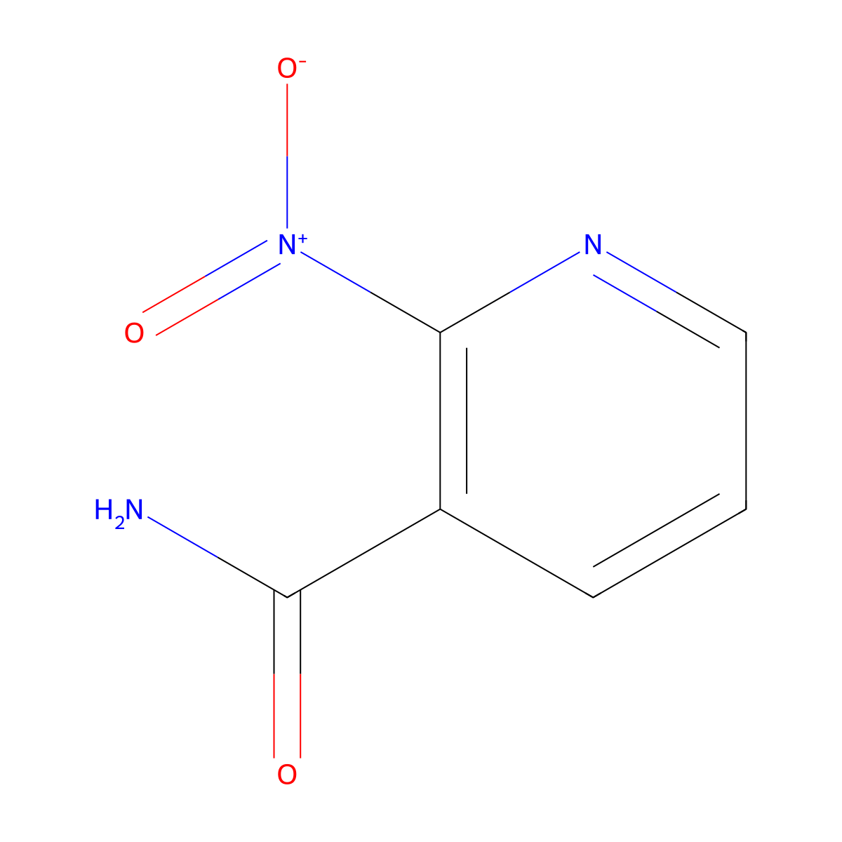 2-Nitronicotinamide molecular structure, CAS 60780-22-5