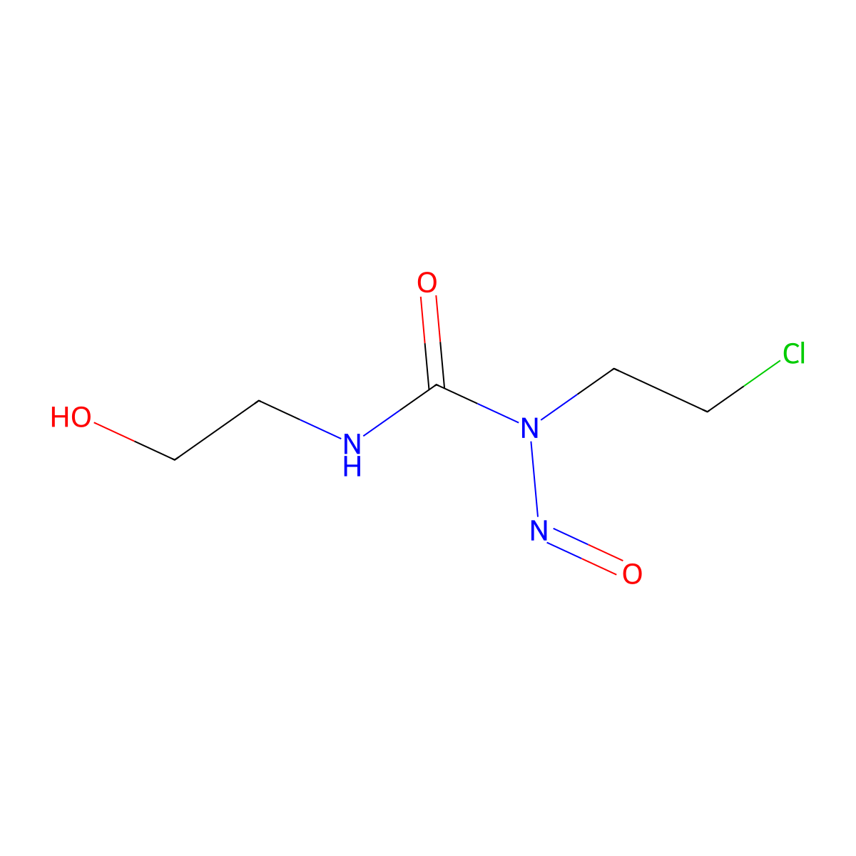 Elmustine molecular structure, CAS 60784-46-5