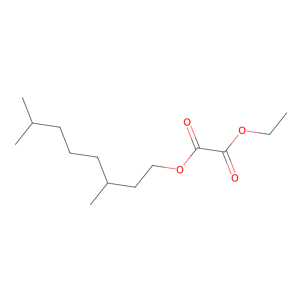 3,7-Dimethyloctyl ethyl oxalate molecular structure, CAS 60788-24-1