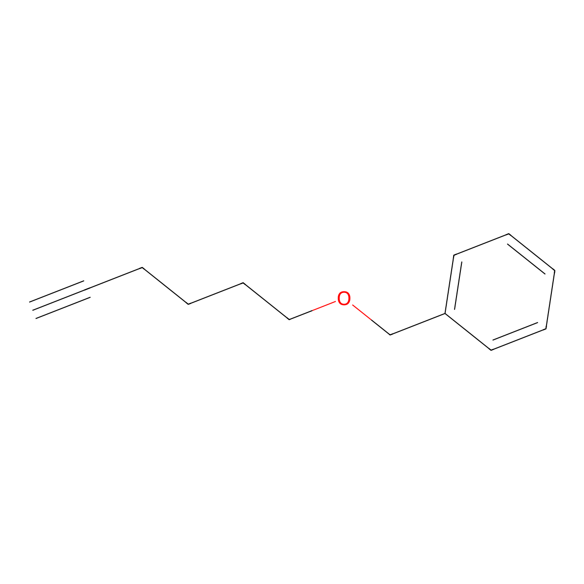 Hex-5-ynyloxymethyl-benzene molecular structure, CAS 60789-55-1