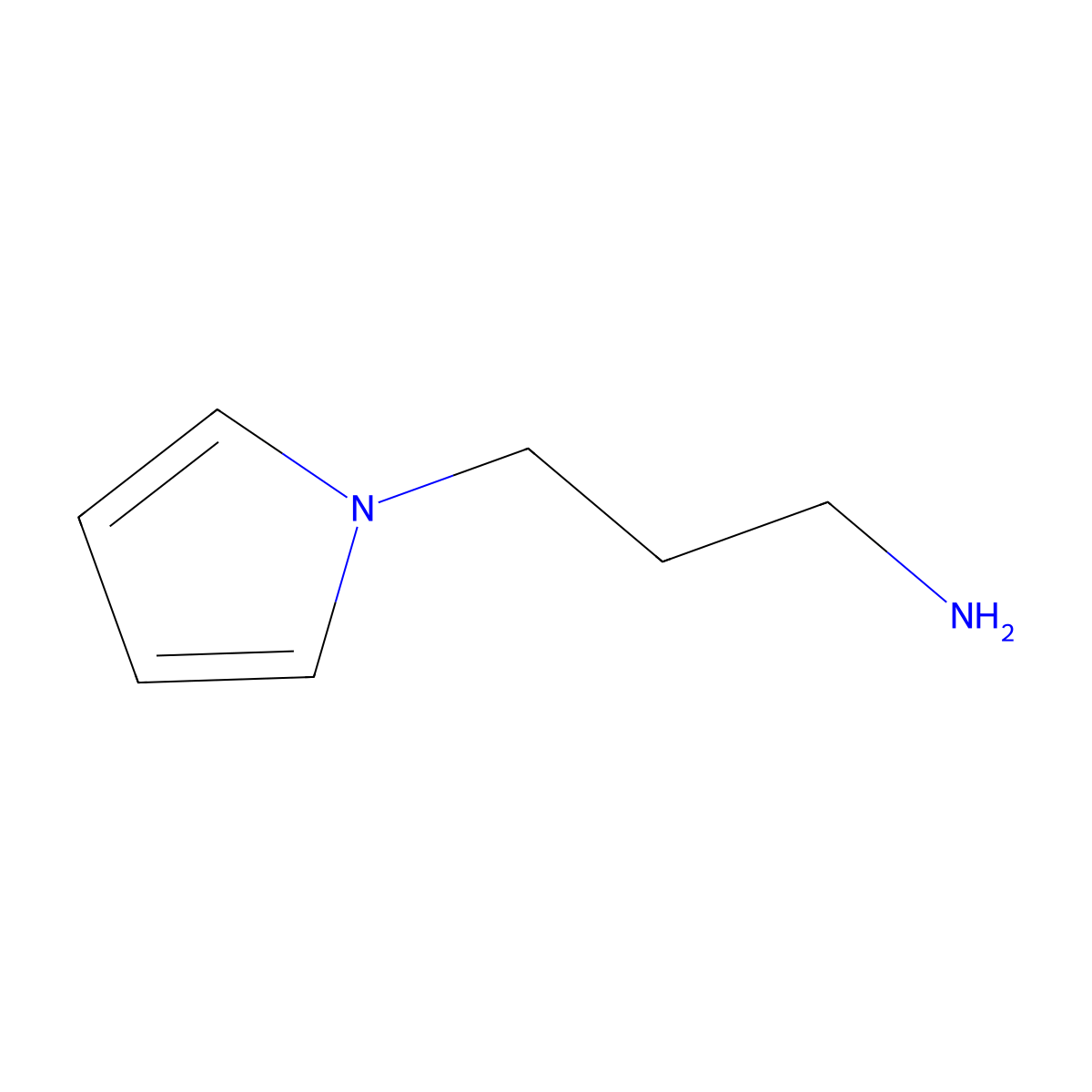 3-(1H-pyrrol-1-yl)propan-1-amine molecular structure, CAS 60794-90-3