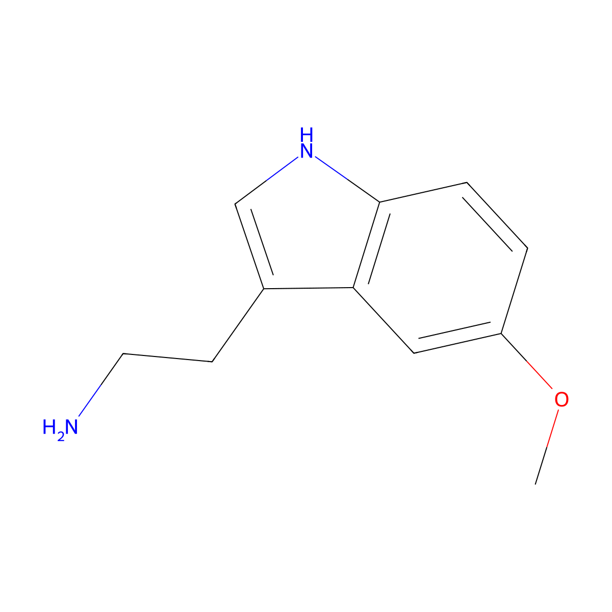 5-Methoxytryptamine molecular structure, CAS 608-07-1