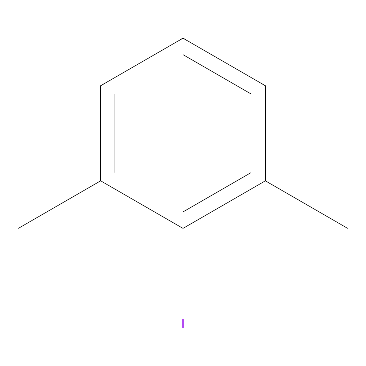 Benzene, 2-iodo-1,3-dimethyl- molecular structure, CAS 608-28-6