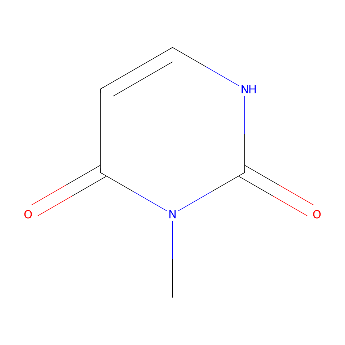 3-Methyluracil molecular structure, CAS 608-34-4