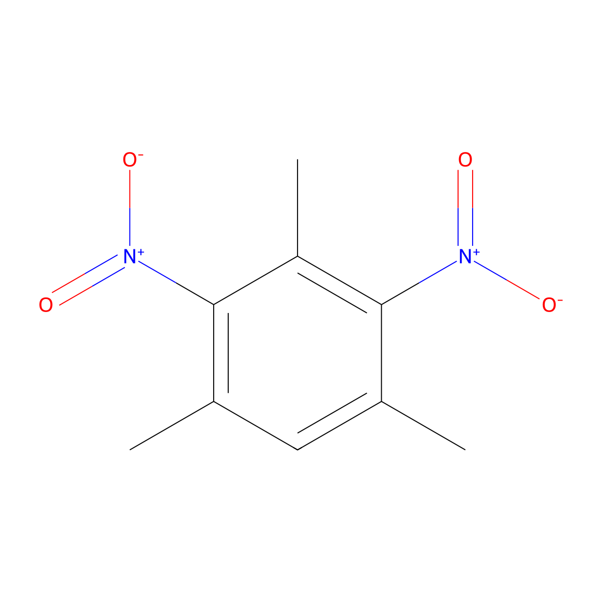 2,4-Dinitromesitylene molecular structure, CAS 608-50-4