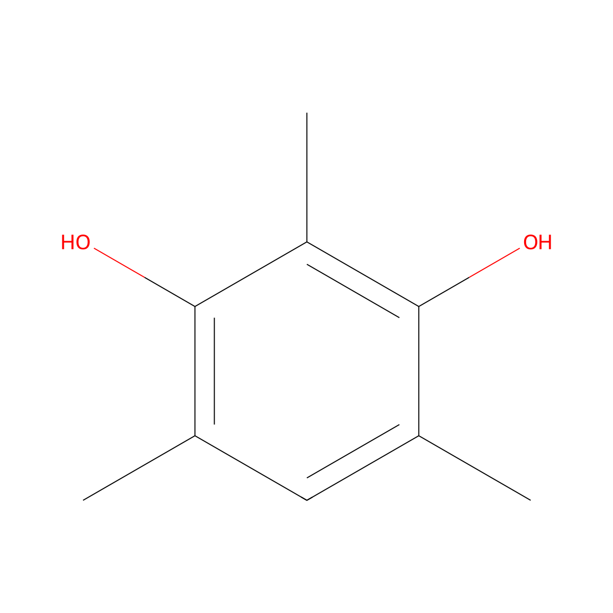 2,4,6-Trimethylbenzene-1,3-diol molecular structure, CAS 608-98-0