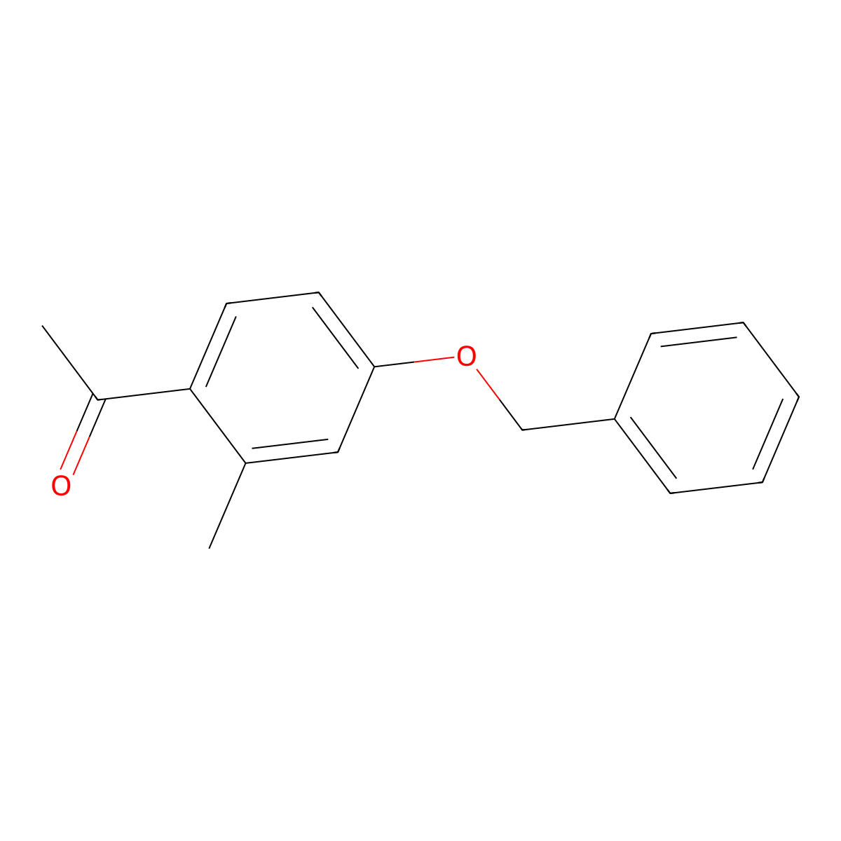 1-(4-Benzyloxy-2-methylphenyl)ethanone molecular structure, CAS 608119-82-0