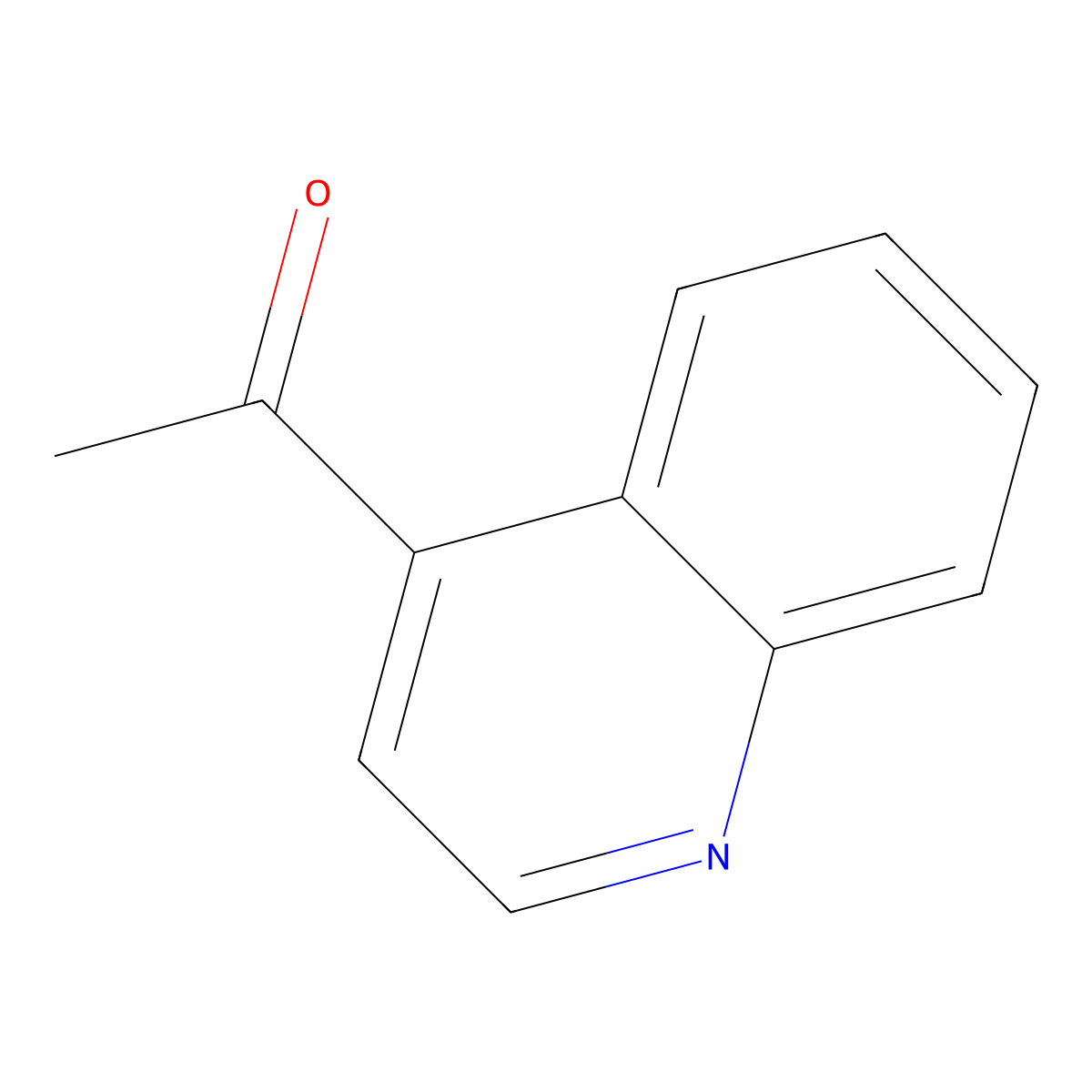 1-(Quinolin-4-yl)ethan-1-one molecular structure, CAS 60814-30-4