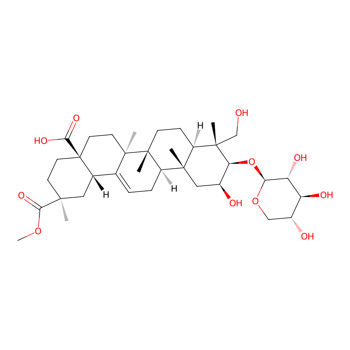 Phytolaccoside B molecular structure, CAS 60820-94-2