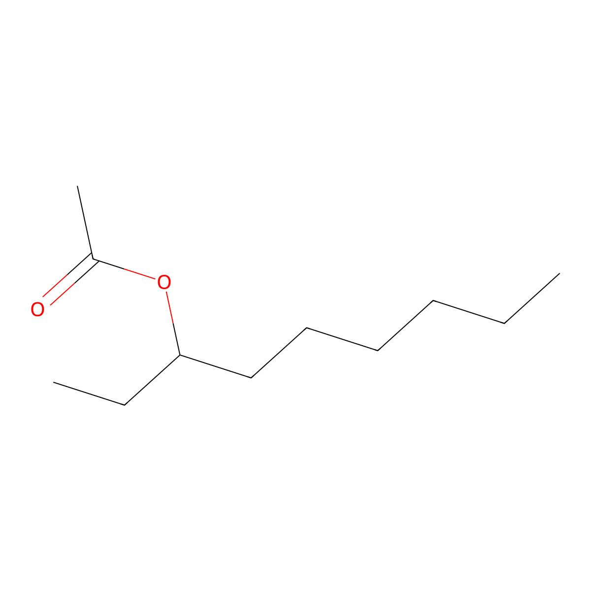 3-Nonanol acetate molecular structure, CAS 60826-15-5