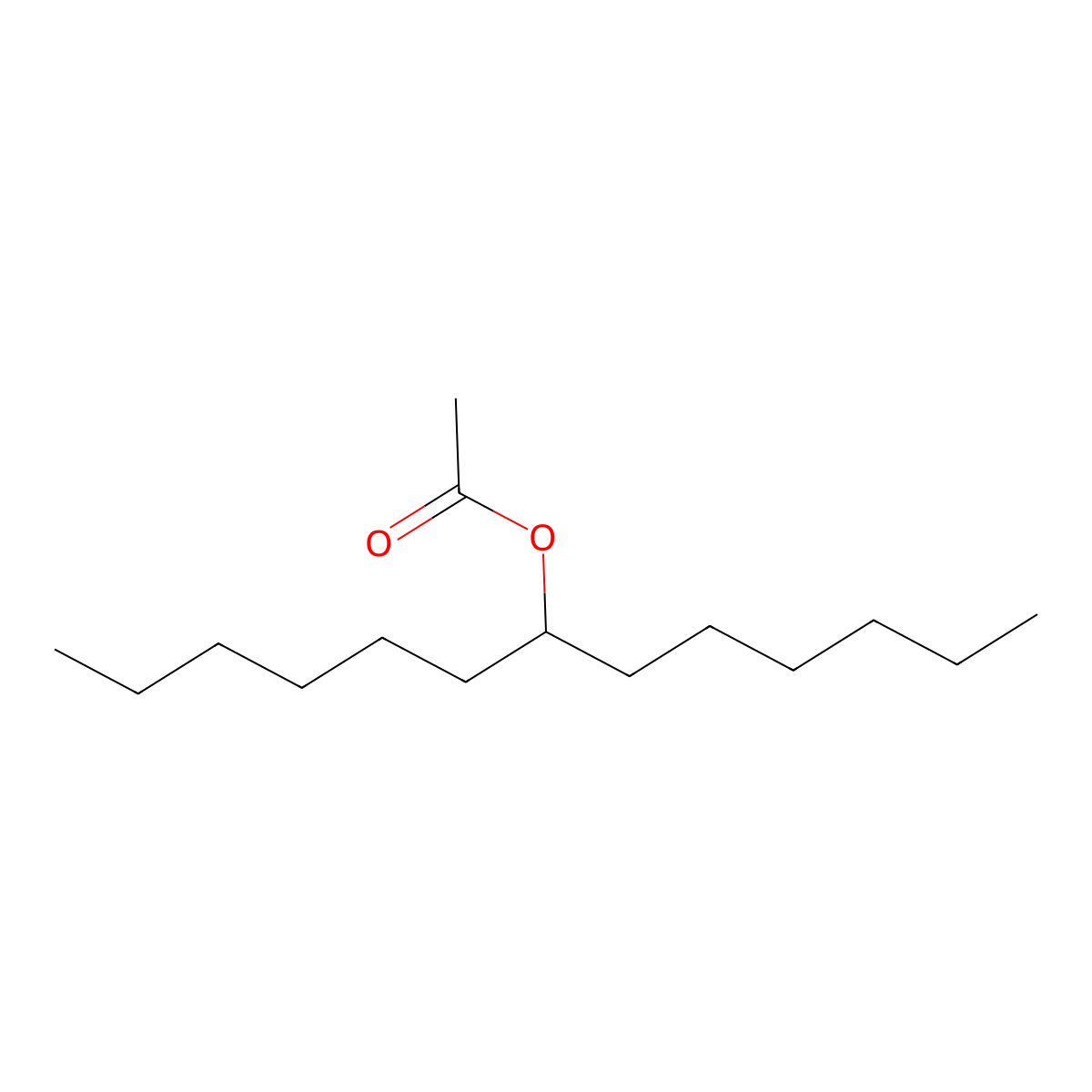 Tridecan-7-yl acetate molecular structure, CAS 60826-28-0