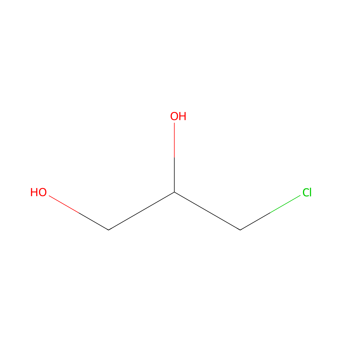alpha-Chlorohydrin, (+)- molecular structure, CAS 60827-45-4