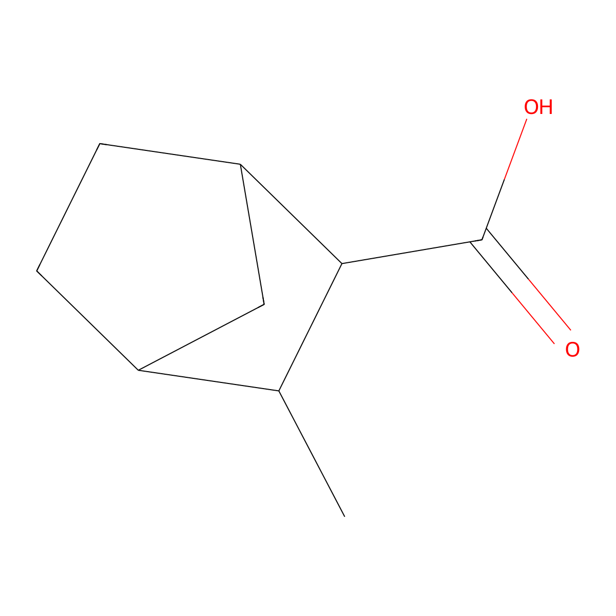 Bicyclo[2.2.1]heptane-2-carboxylic acid, 3-methyl- molecular structure, CAS 60827-81-8