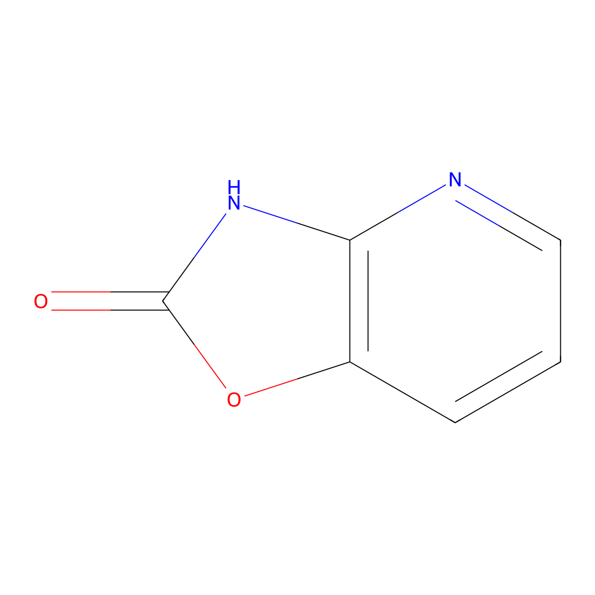 Oxazolo(4,5-b)pyridin-2(3H)-one molecular structure, CAS 60832-72-6