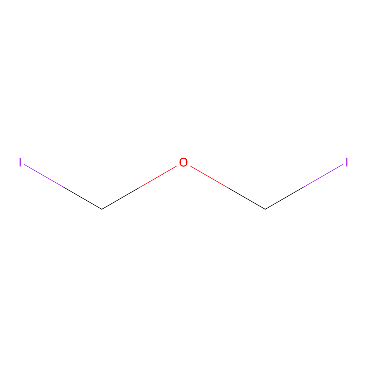 Bis(iodomethyl)ether molecular structure, CAS 60833-52-5