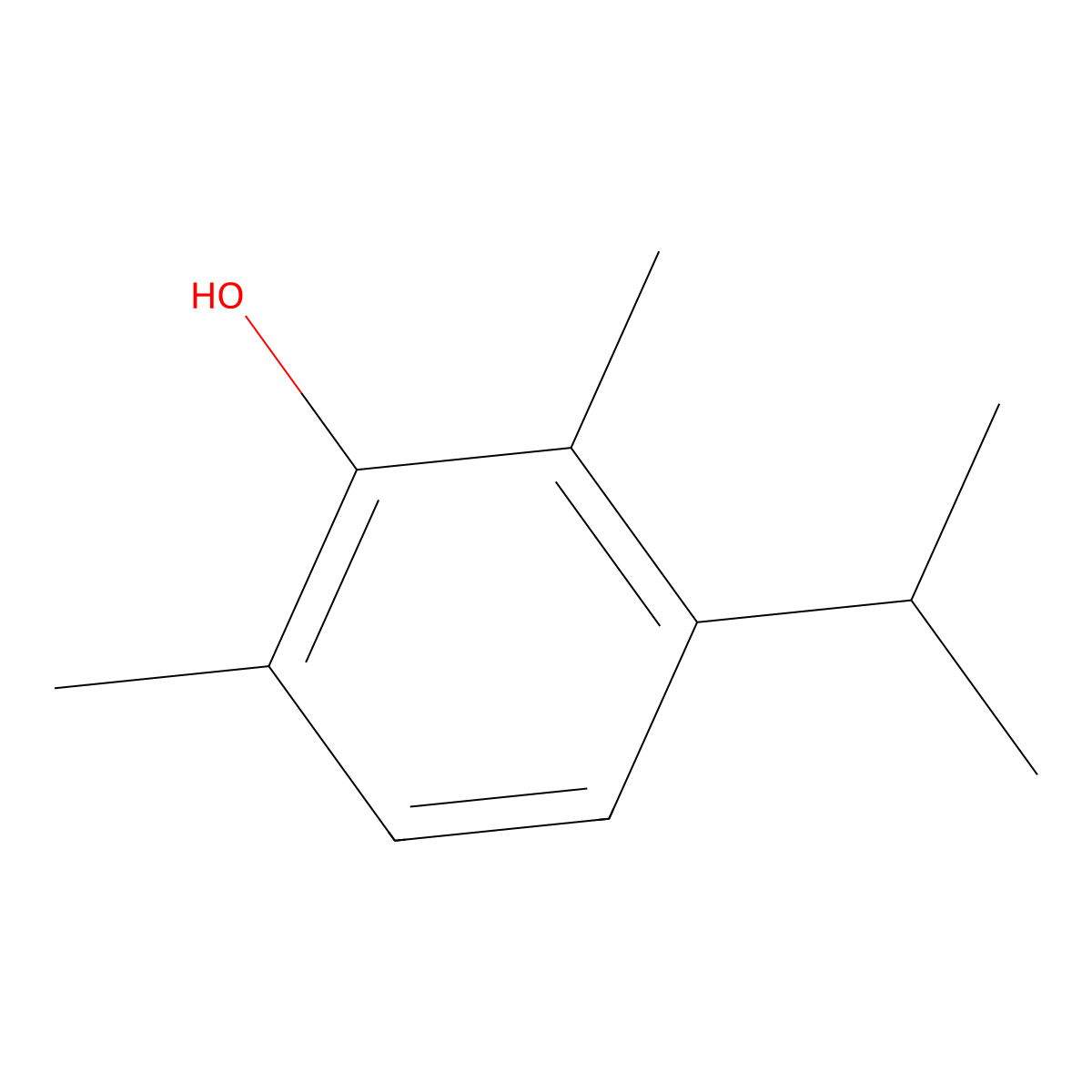 3-Isopropyl-2,6-dimethylphenol molecular structure, CAS 60834-74-4