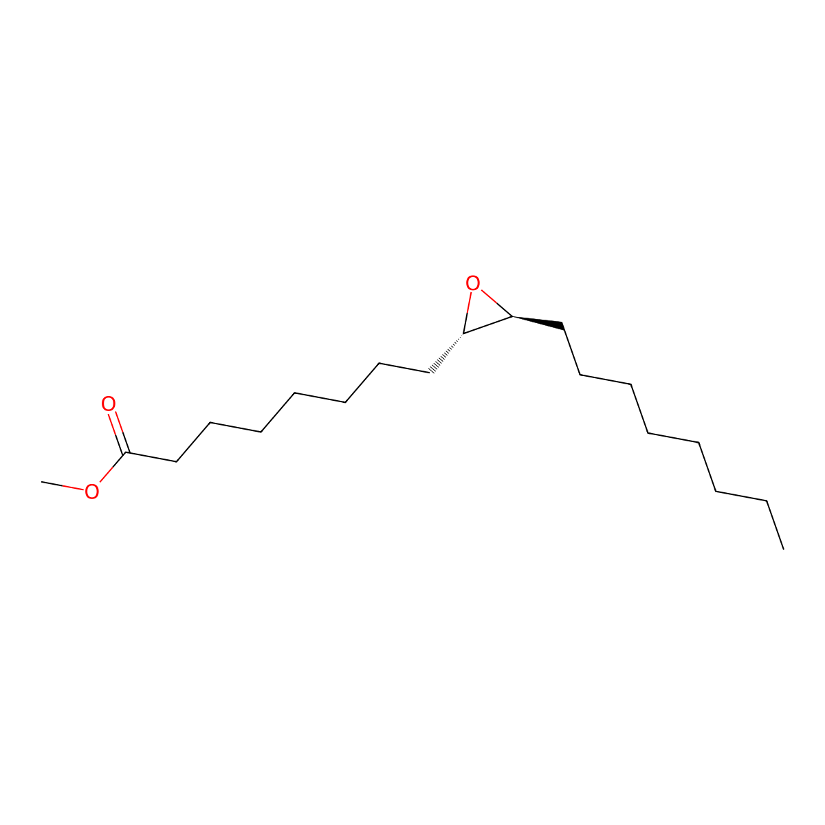trans-9,10-Epoxystearic acid methyl ester molecular structure, CAS 6084-76-0