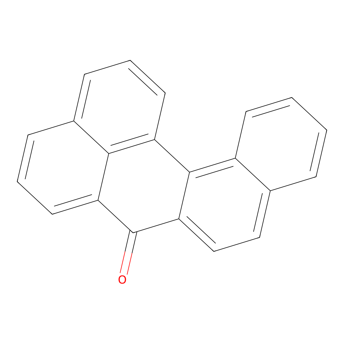 7H-Dibenz(de,h)anthracen-7-one molecular structure, CAS 60848-01-3