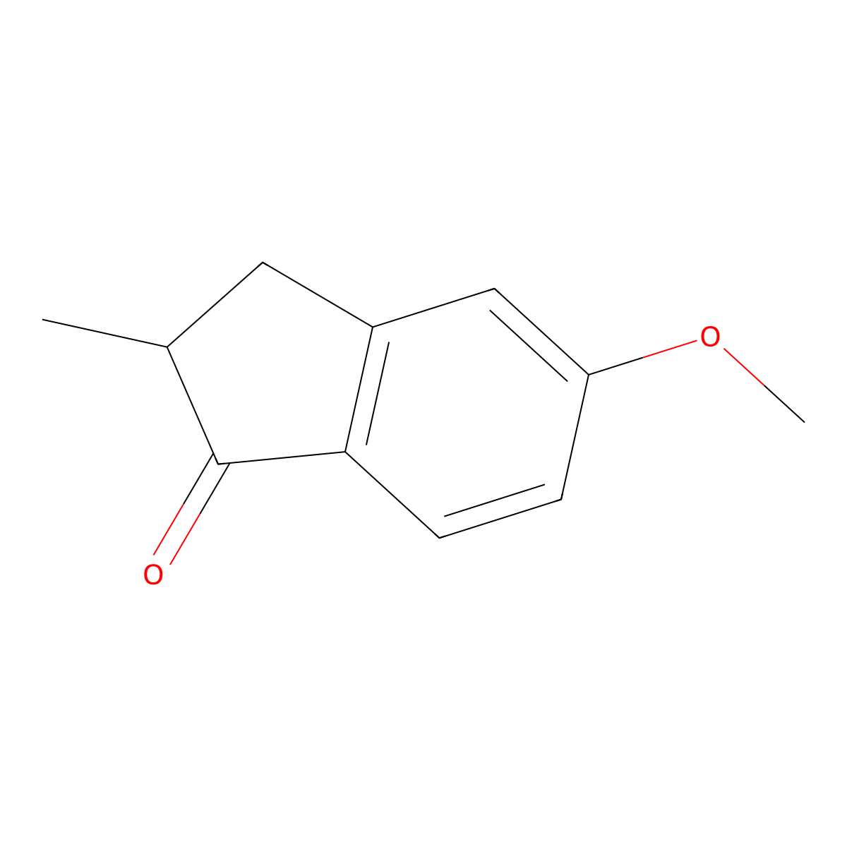 5-Methoxy-2-methylindan-1-one molecular structure, CAS 60848-62-6