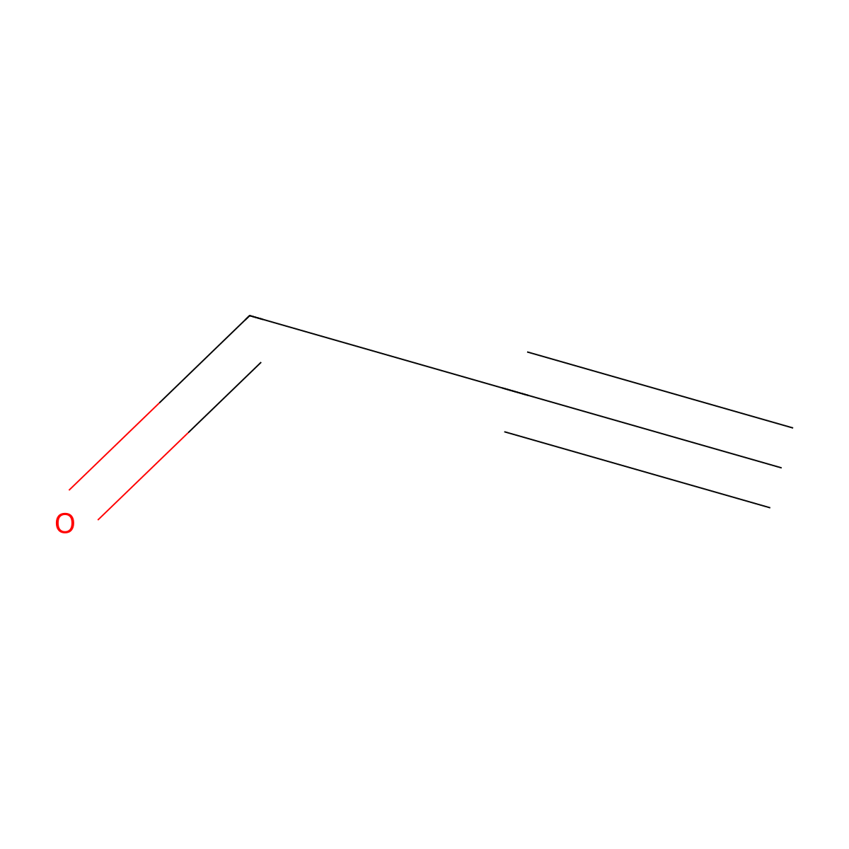 Propynal molecular structure, CAS 60851-89-0