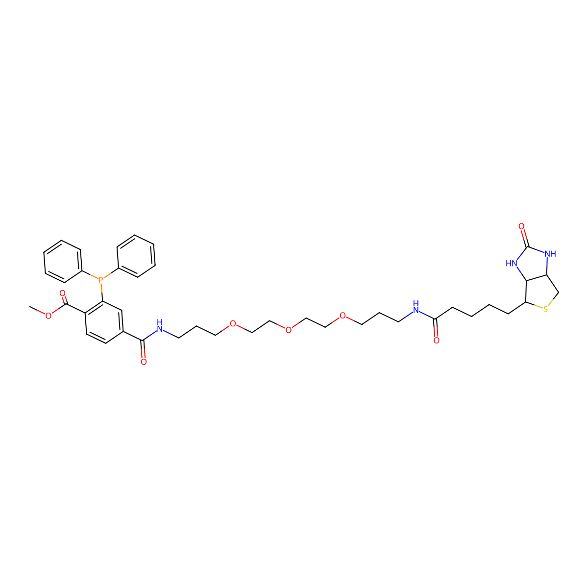 Phosphine-biotin molecular structure, CAS 608514-42-7