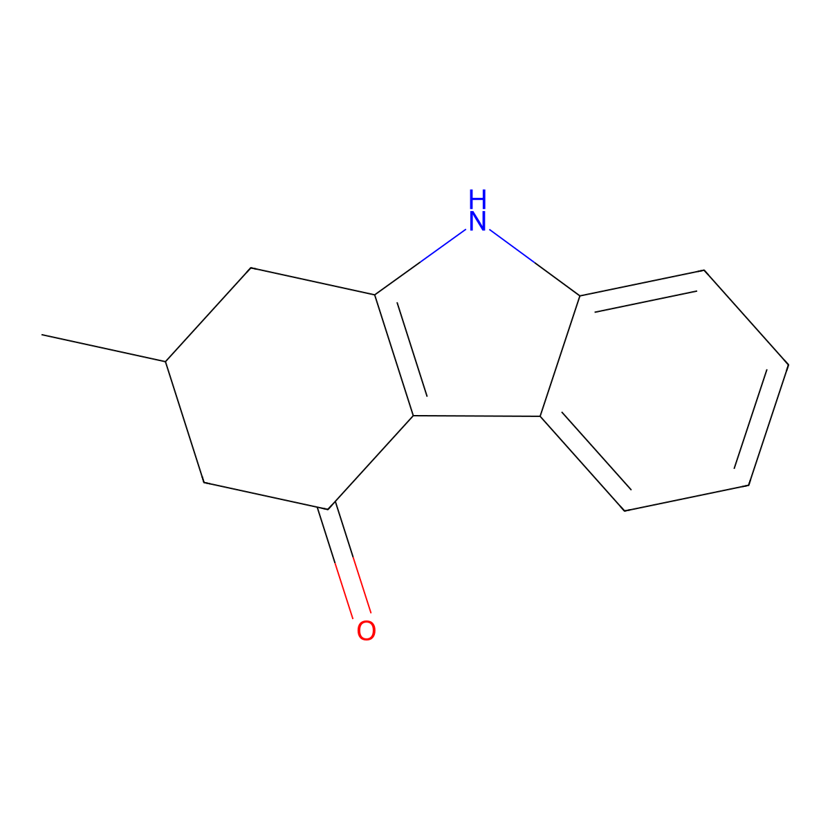 2-Methyl-1,2,3,9-tetrahydrocarbazol-4-one molecular structure, CAS 608537-28-6