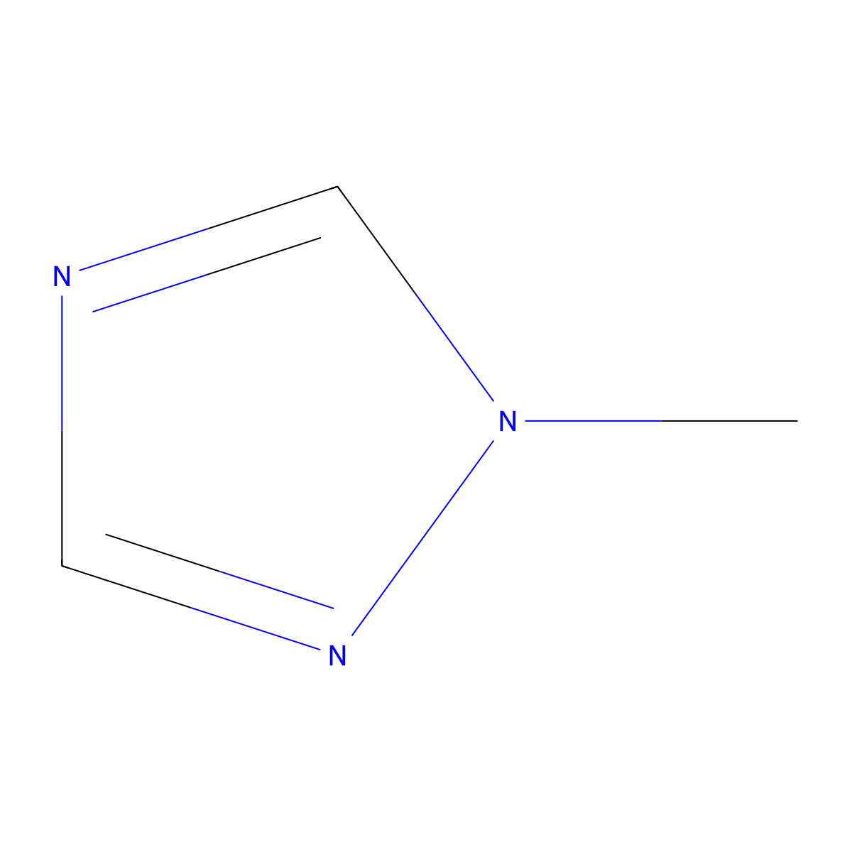 1H-1,2,4-Triazole, 1-methyl- molecular structure, CAS 6086-21-1
