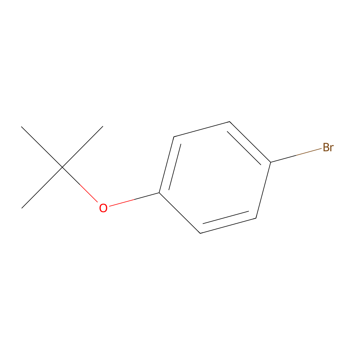1-Bromo-4-(tert-butoxy)benzene molecular structure, CAS 60876-70-2