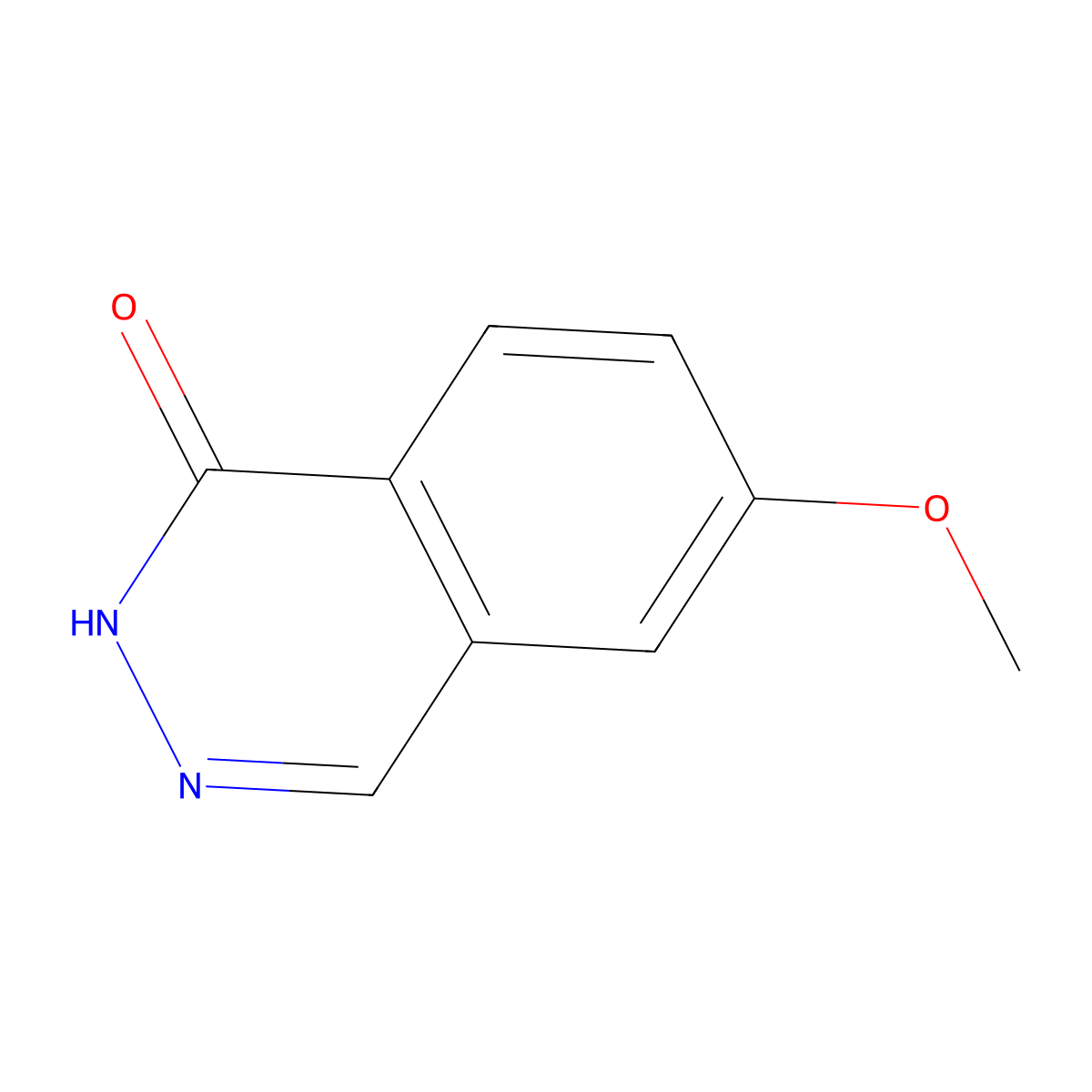 6-Methoxyphthalazin-1-ol molecular structure, CAS 60889-21-6
