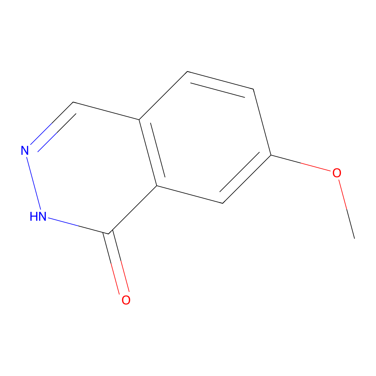 7-methoxy-2H-phthalazin-1-one molecular structure, CAS 60889-22-7