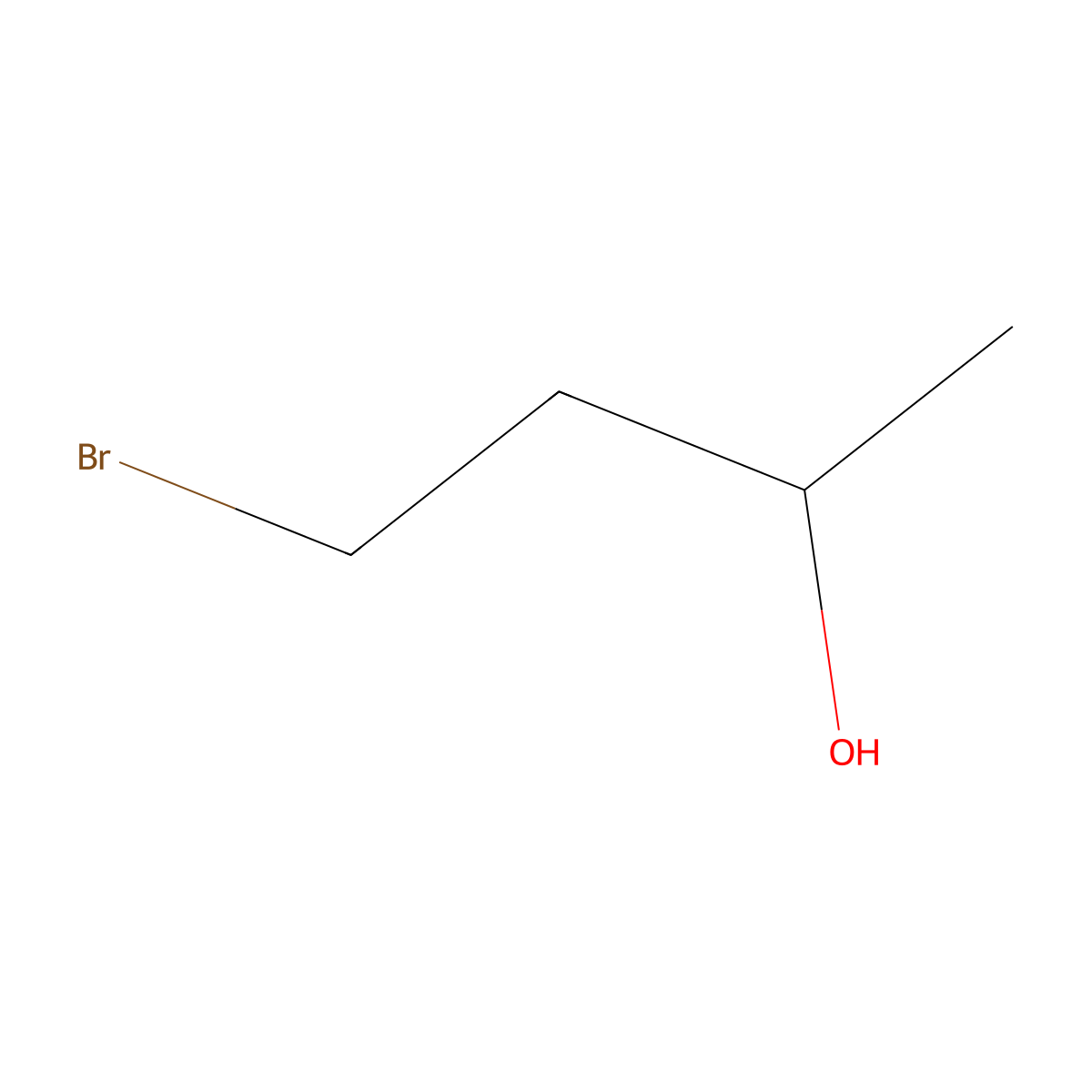 4-Bromobutan-2-ol molecular structure, CAS 6089-17-4