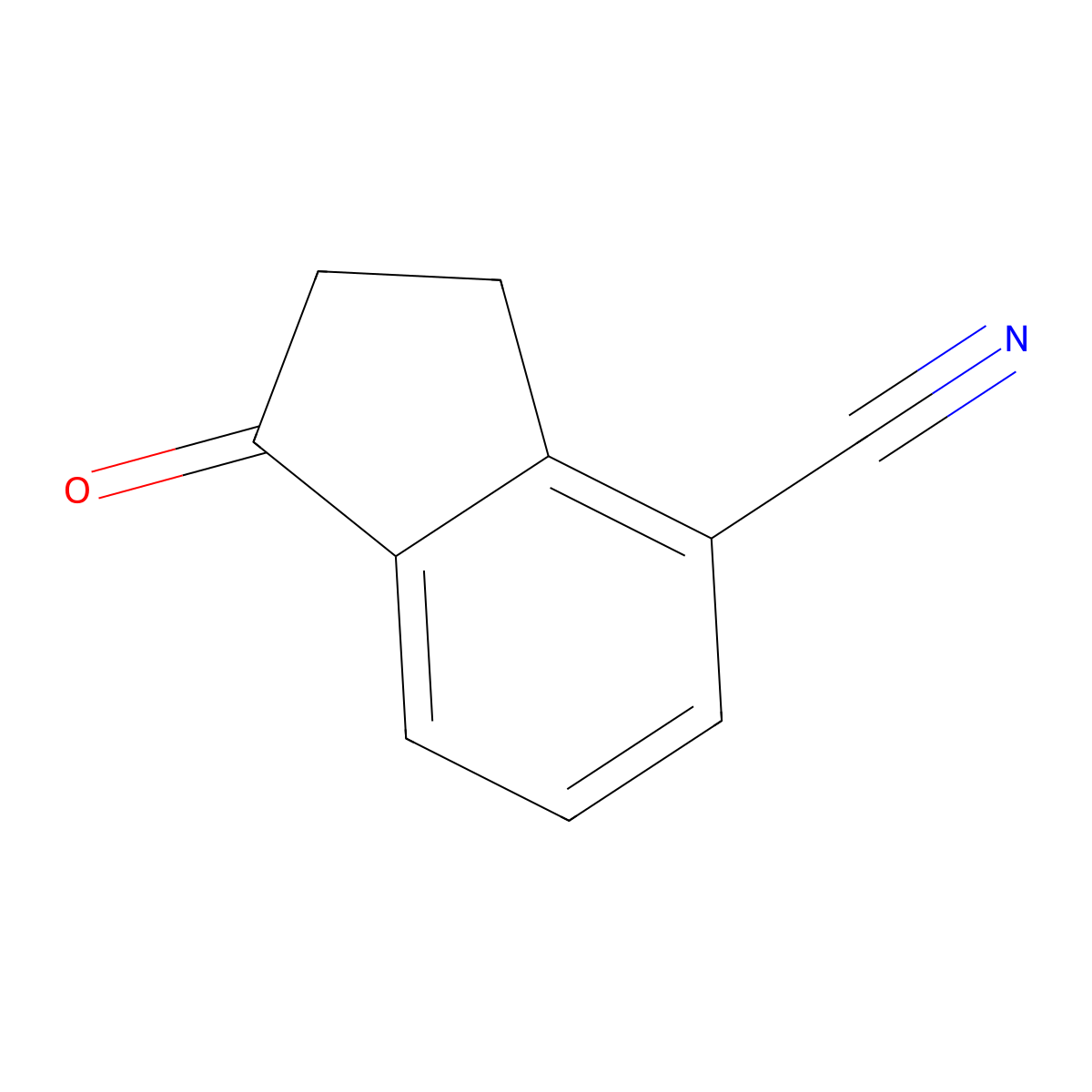 1-Oxo-2,3-Dihydro-1H-Indene-4-Carbonitrile molecular structure, CAS 60899-34-5