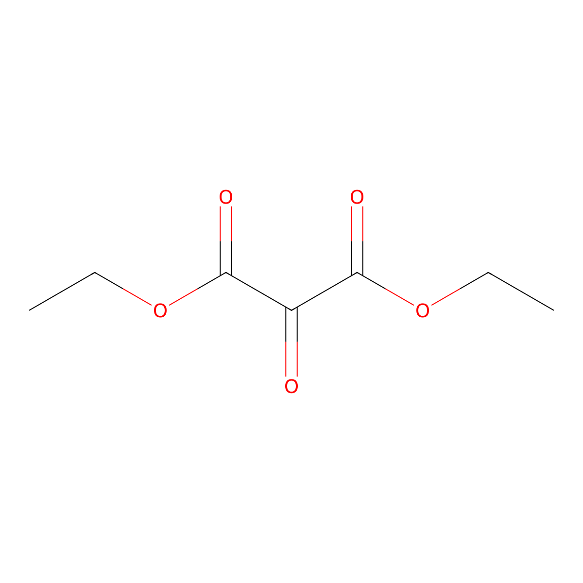 1,3-Diethyl 2-oxopropanedioate molecular structure, CAS 609-09-6
