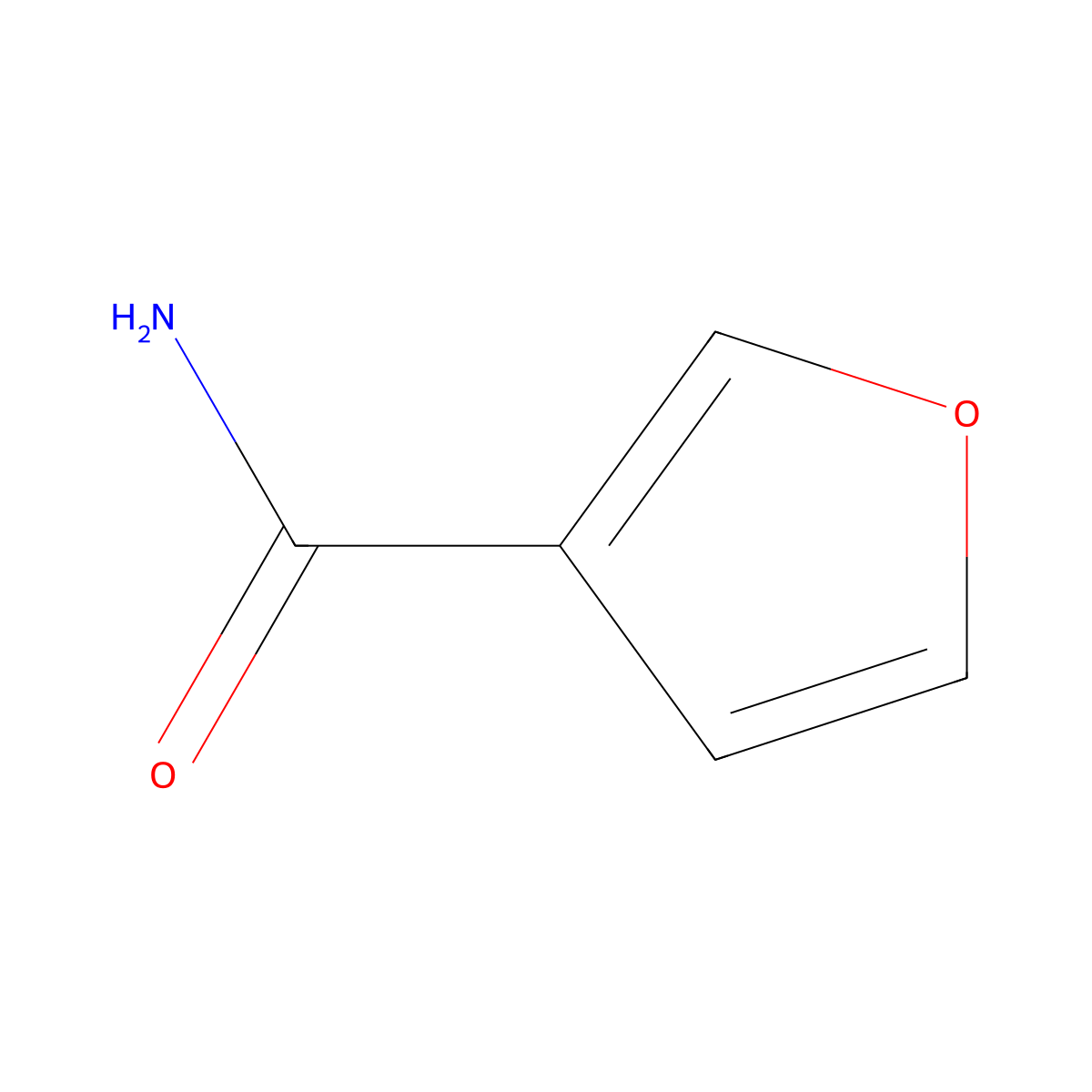 3-Furancarboxamide molecular structure, CAS 609-35-8