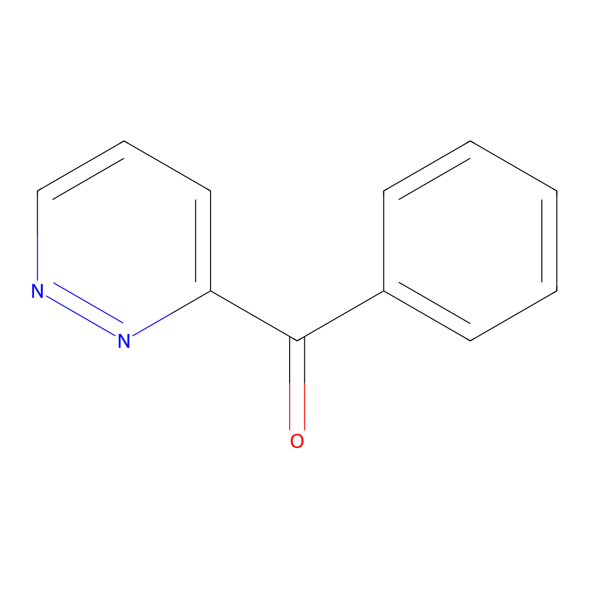 Phenyl-pyridazin-3-yl-methanone molecular structure, CAS 60906-52-7