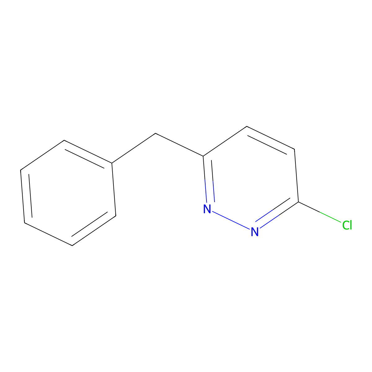 3-Benzyl-6-chloropyridazine molecular structure, CAS 60906-59-4