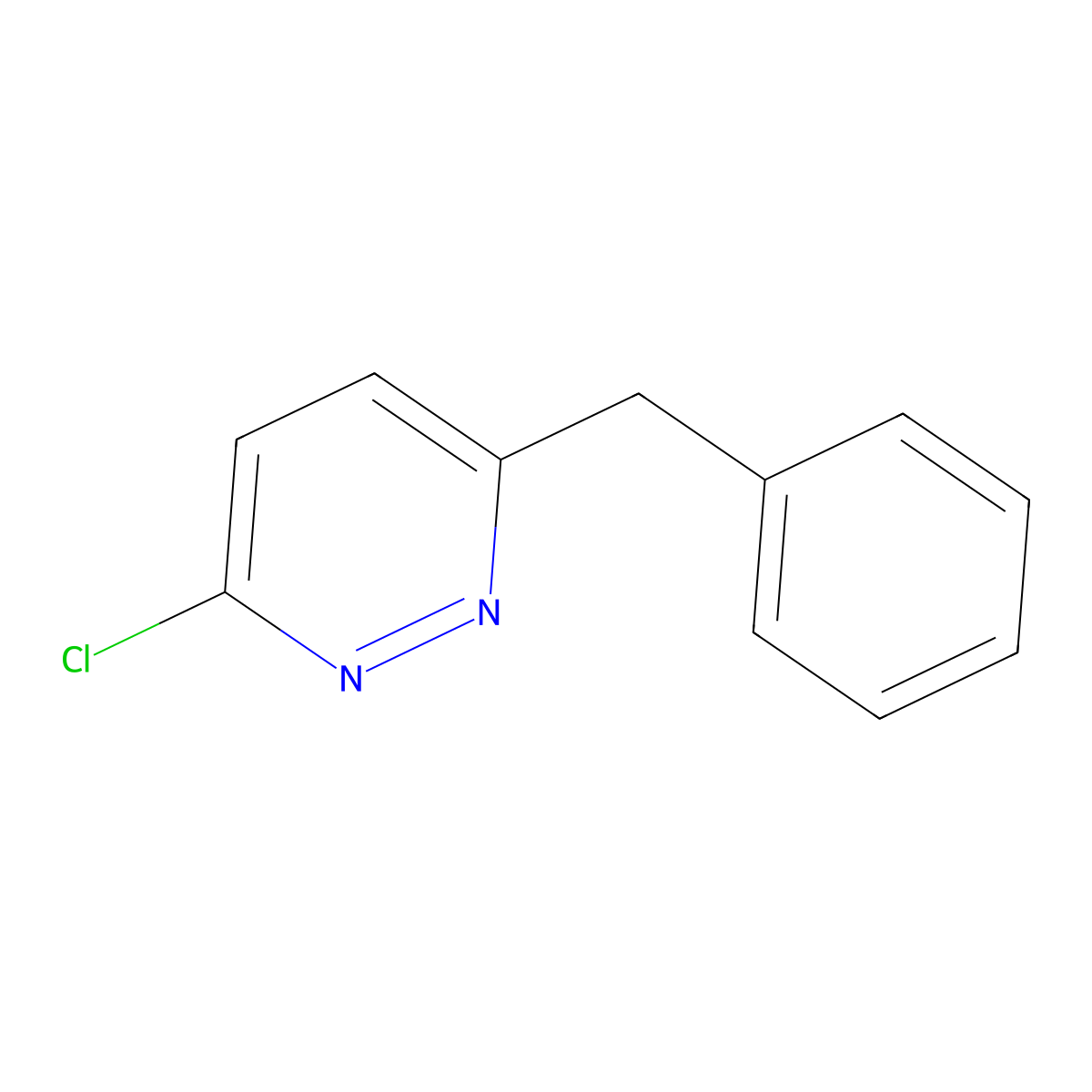 3-Benzyl-6-chloropyridazine molecular structure, CAS 60906-59-4