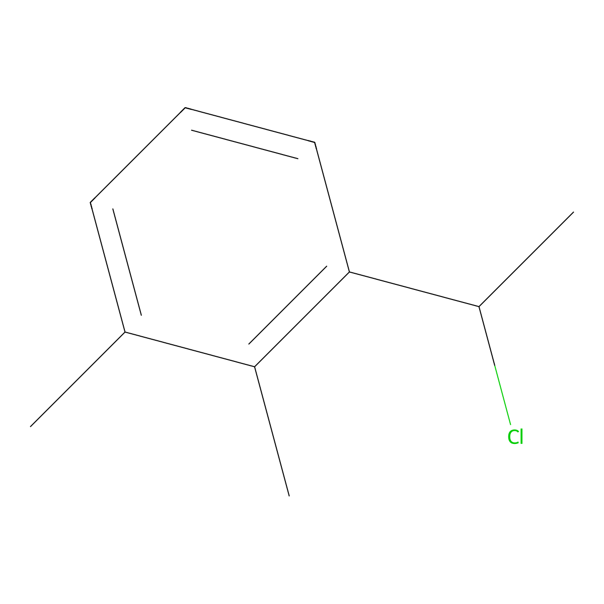 1-(1-Chloroethyl)-2,3-dimethylbenzene molecular structure, CAS 60907-88-2