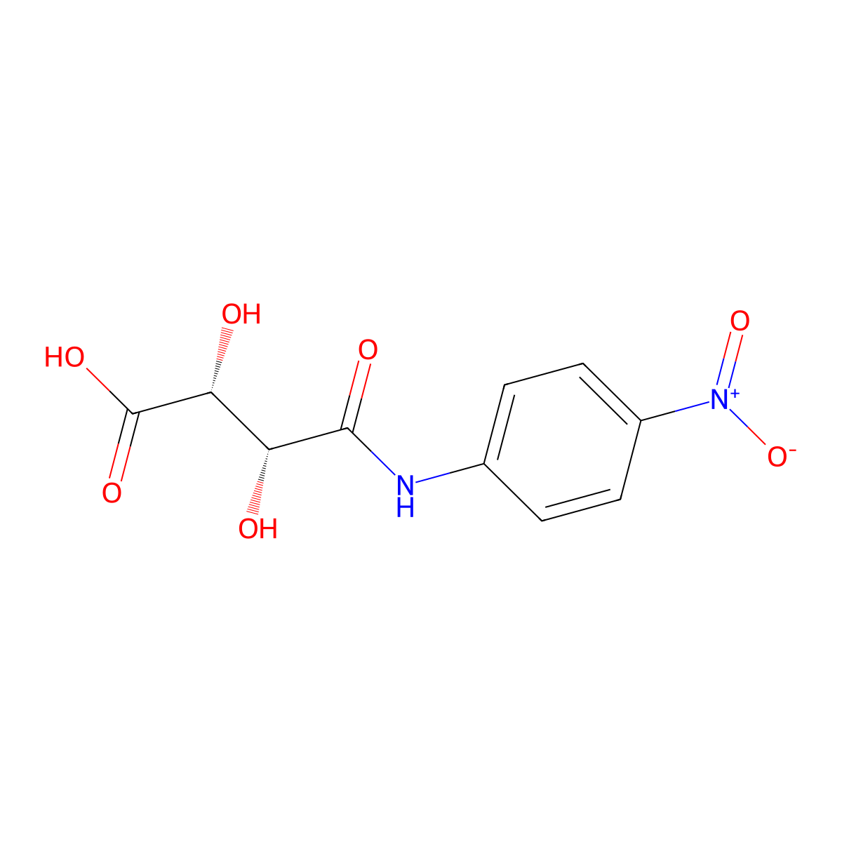 (+)-4'-Nitrotartranilic acid molecular structure, CAS 60908-35-2