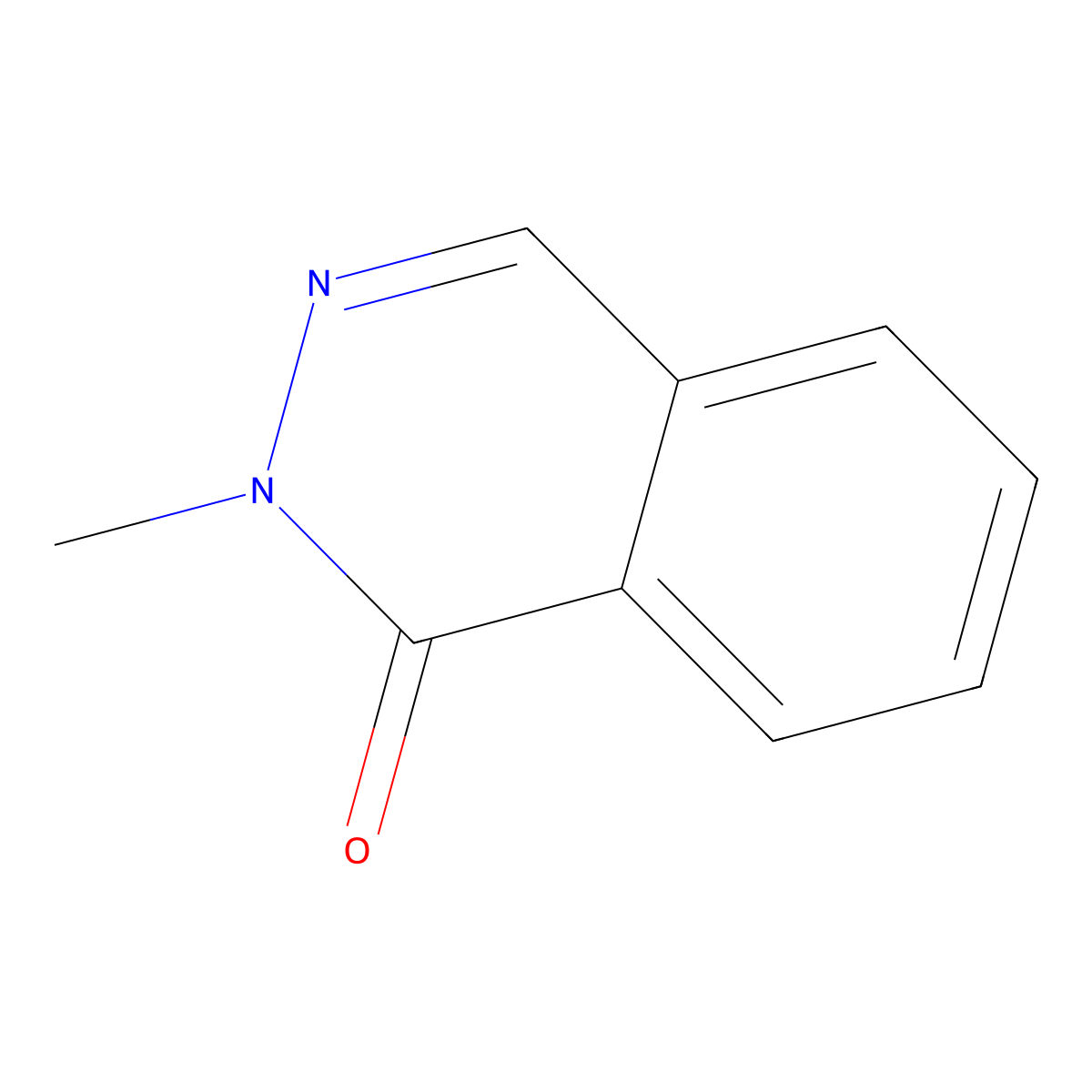 2-Methylphthalazin-1-one molecular structure, CAS 6091-81-2